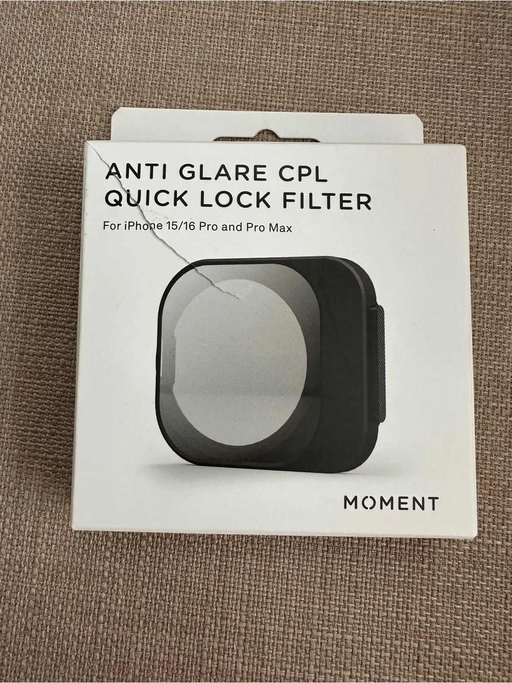 Moment CineClear UV QuickLock Filter for iPhone 15/16 Pro & Pro Max‎